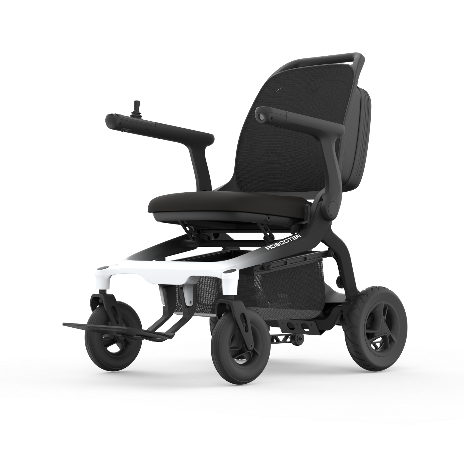 Robooter e80 carbon powerchair fromnt facing